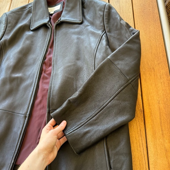 Vintage Liz Claiborne Leather Jacket - Picture 3 of 8